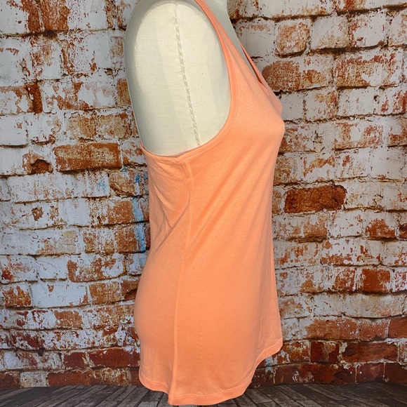 NIKE Dri-fit orange racerback tank top size medium - Picture 3 of 8